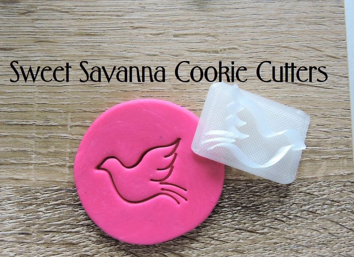 Dove Fondant Embosser — Sweet Savanna Cookie Cutters