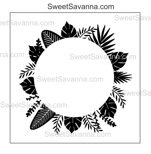 tropical-round-wreath-raised-debosser-fondant.png