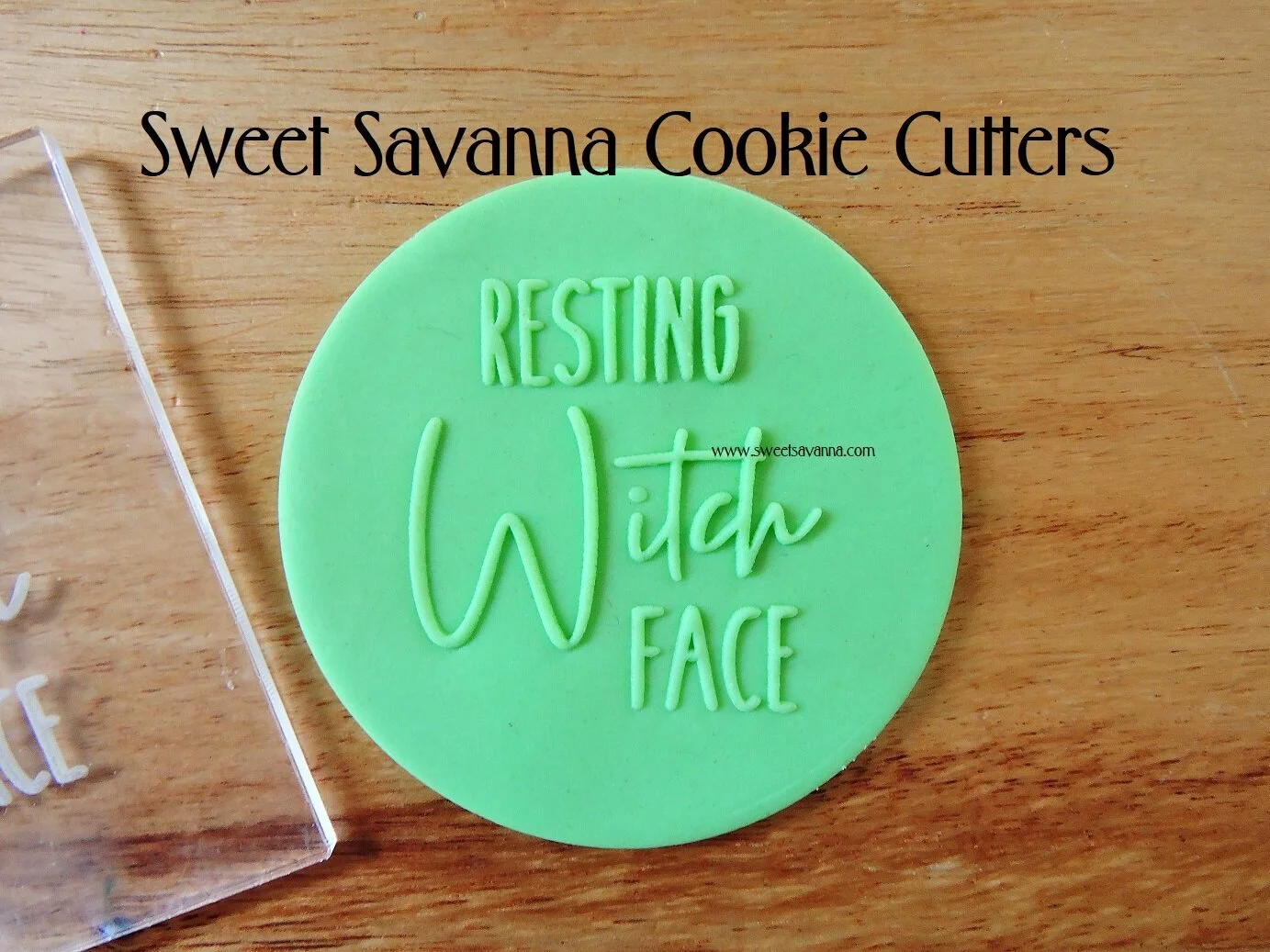 resting-witch-face-raised-fondant-cookie-embosser-debosser.JPG