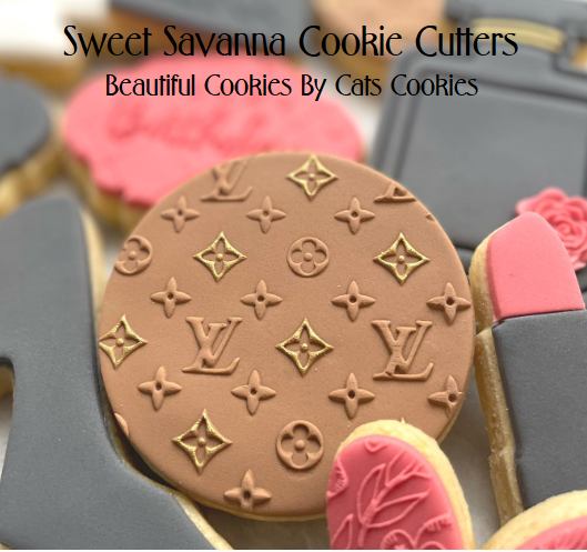 Louis Vuitton Combo Kit Cookie Fondant Cutter Set - Large Sizes!