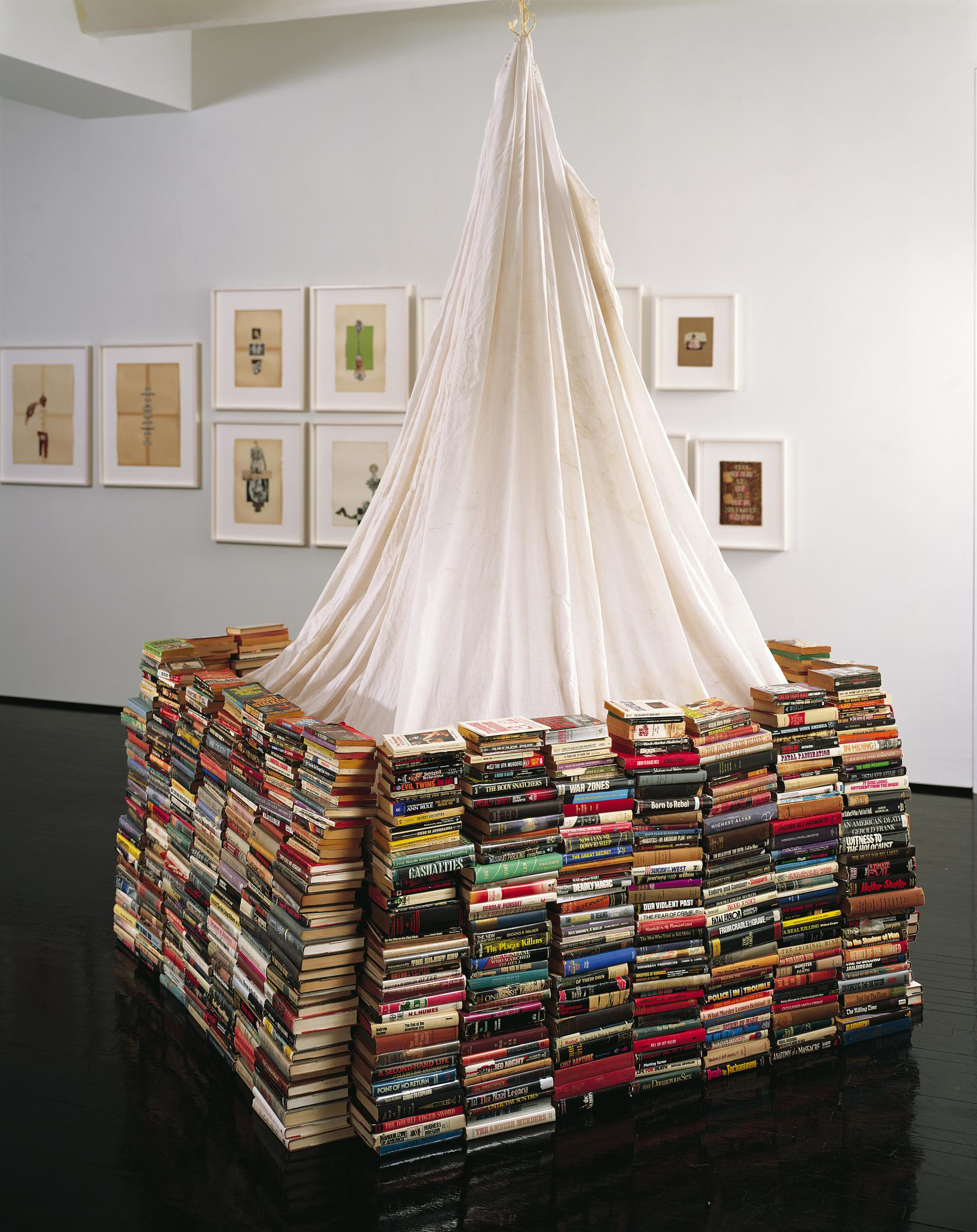Book Fort, 2006-07, Mixed Media, 141.7 x 74.8 x 80.7 inches. Courtesy of the Dash Snow Archive, New York City. 