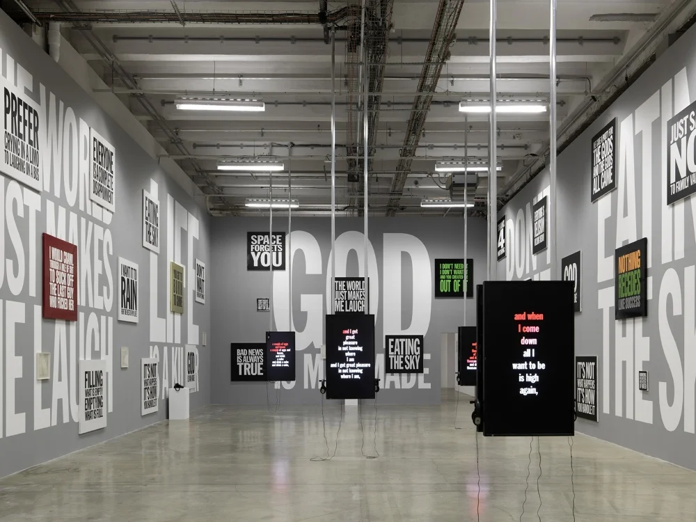 UGO RONDINONE : I ♥ JOHN GIORNO @ Palais de Tokyo