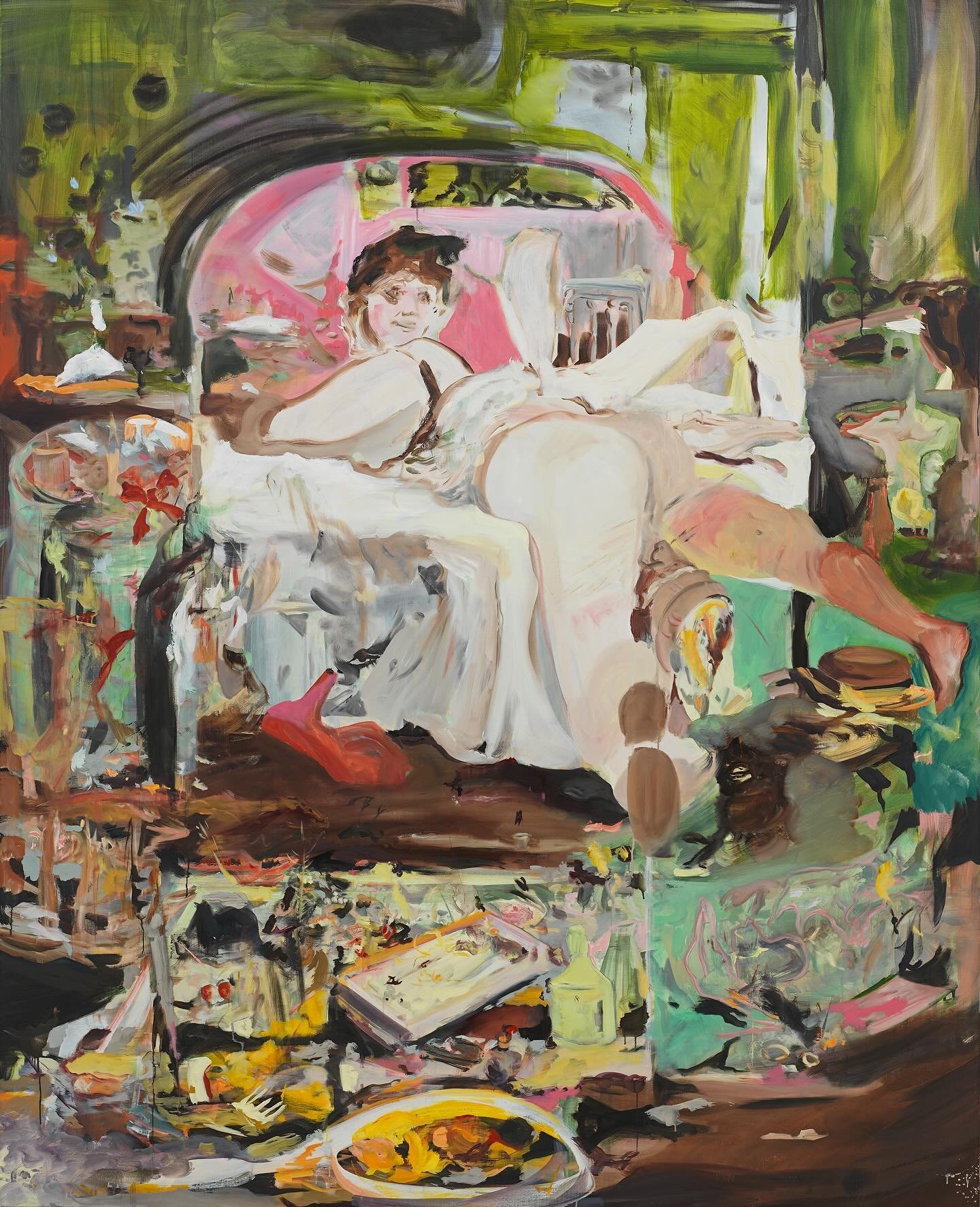 Cecily Brown 

Nana and other stories 

@gladstone.gallery Seoul 

Until June 8

Nana and other stories is an exhibition of new paintings by Cecily Brown at Gladstone Gallery in Seoul. Expanding upon her established practice, Brown&rsquo;s paintings 