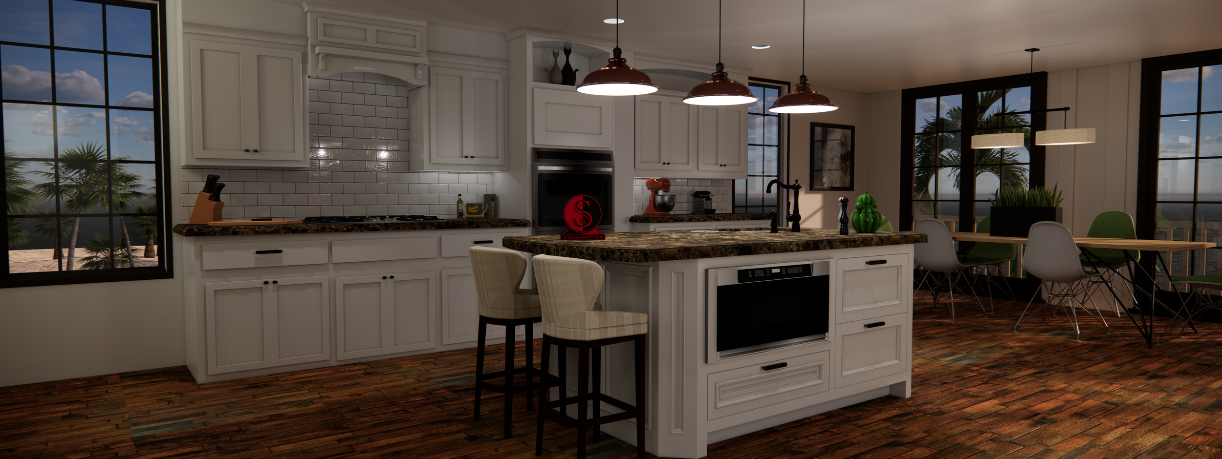 3D rendering kitchen Scale and Sketch.png