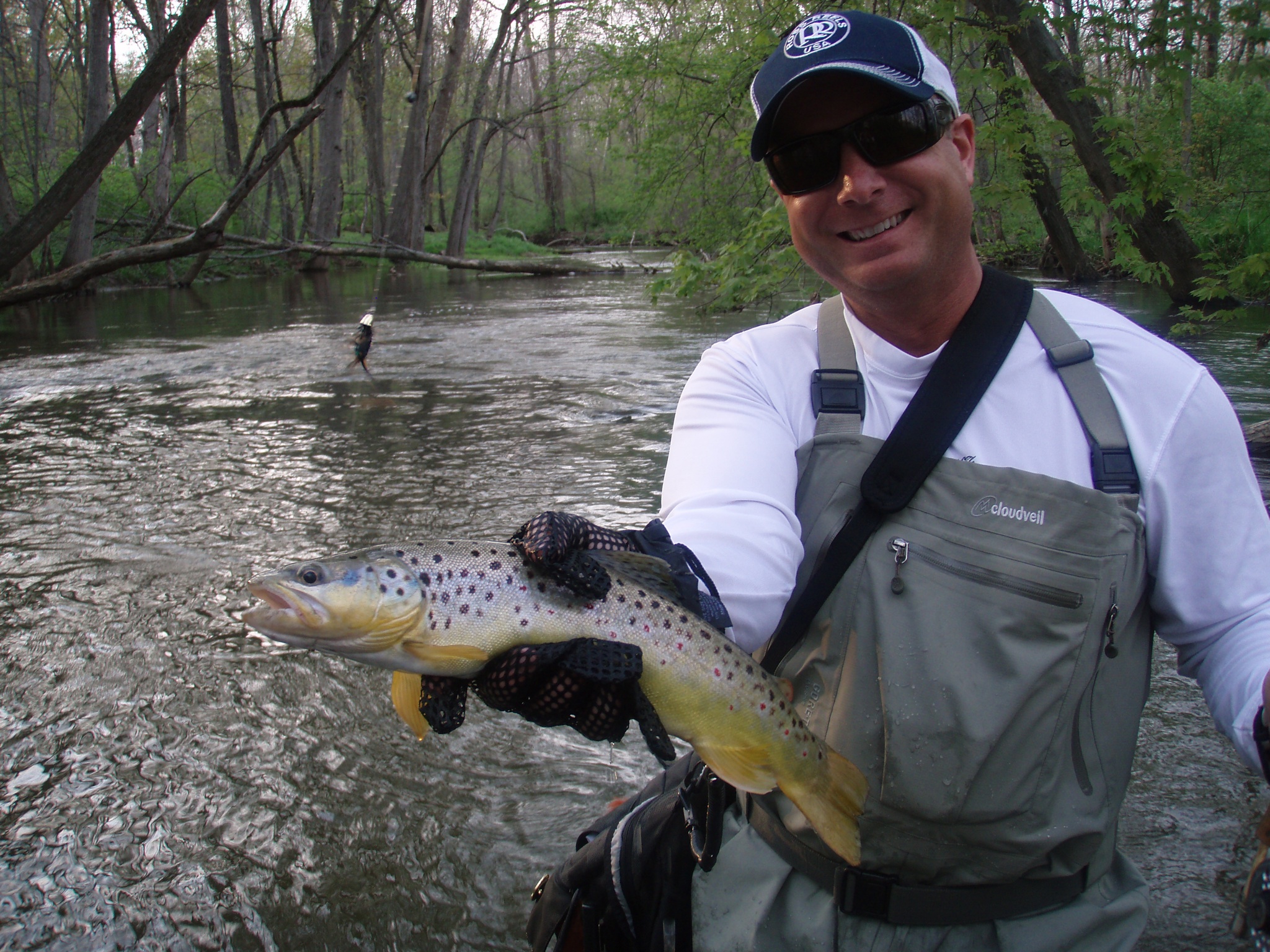 Andy Kitson A life long resident of the Amish Waters, Andy spent much of his youth stomping through streams with nets and worms chasing the elusive trout. Now you can find Andy searching for trout using his “Amish Nymphing” techniques. Andy is also the past president of the St. Joe River Valley Fly Fisher FFF Club and contributing artist and writer to several different fly fishing publications. He now lives just outside Middlebury, IN with his wife Lynn, and six (yes, six) kids. Andy is a member of Orvis Pro Staff. You can reach Andy at guide@theamishtrout.com or 574-536-6310.