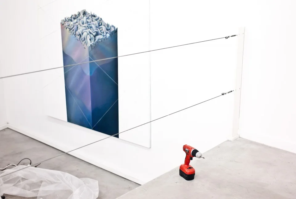 Konstantinos Lianos BAD PAINTING Group exhibition at BETON7 March 23 - March 6, 2015 Photo credit: Aggelos Christofilopoulos / FOSPHOTOS