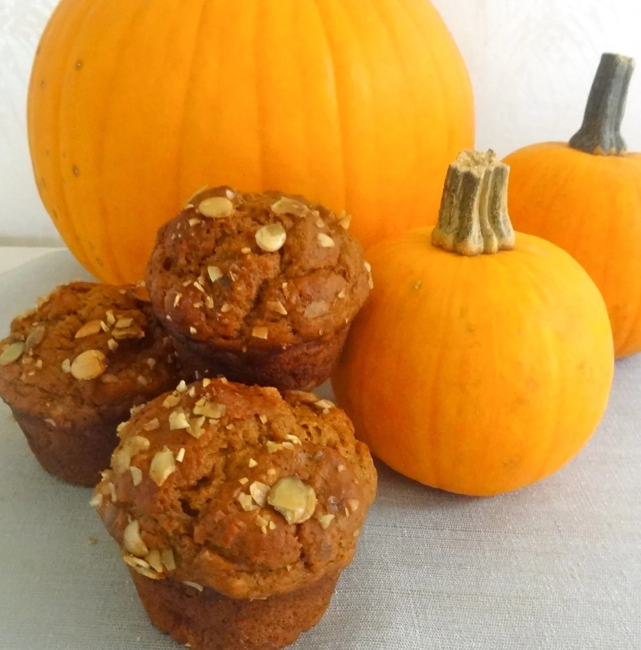 As soon as I see that pumpkins have replaced the corn and tomatoes at the market I start hungering for food that’s autumn-like. Mostly pumpkin bread and muffins to snack on when I need a little something in the late afternoon with my last cup of cof…