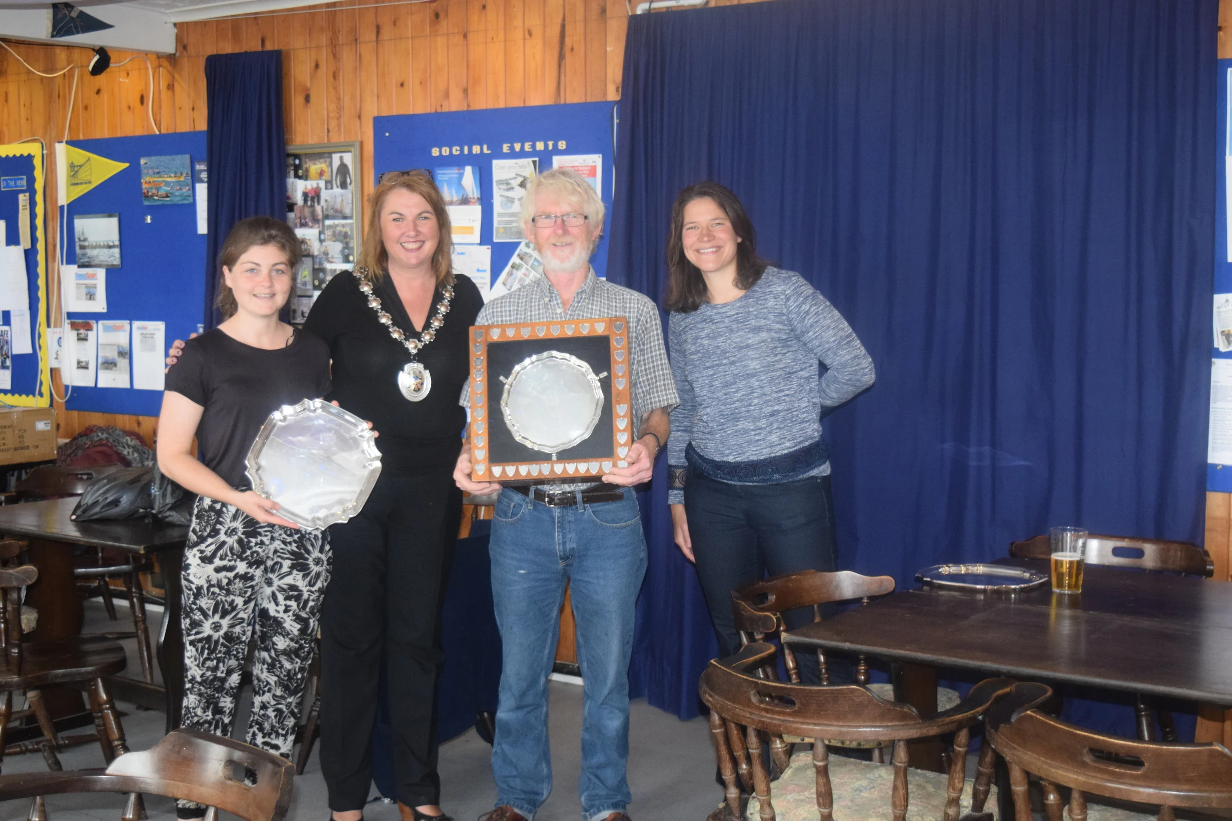 Ella Gibson, Jane Geldart, Martin Gibson and Sarah Hotchkiss.