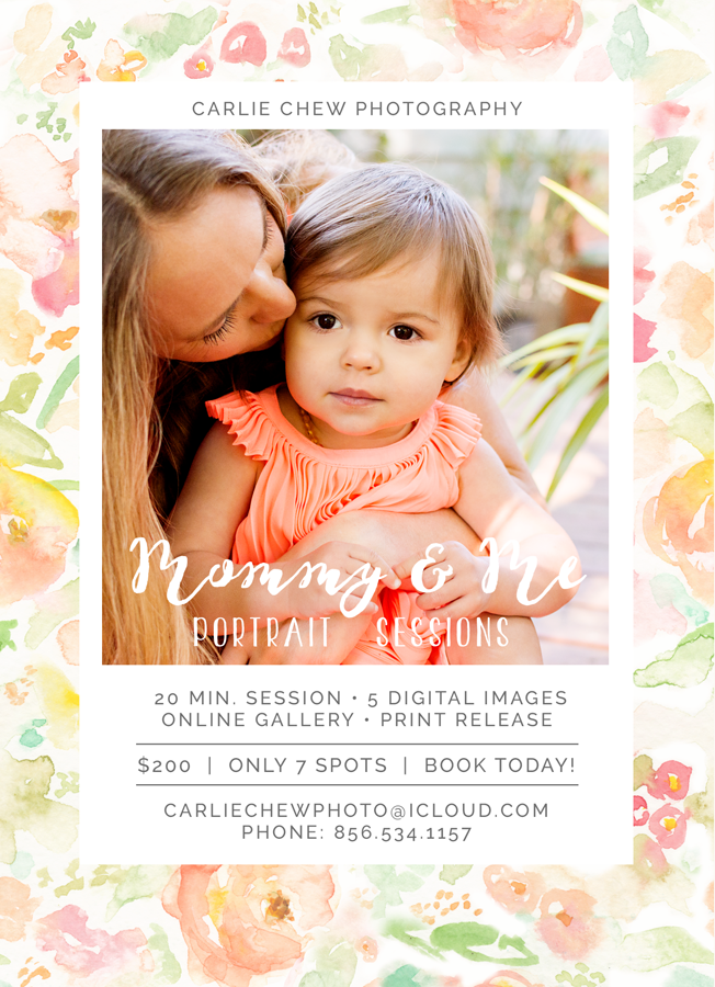 Mother's Day Mini Sessions with Family Photographer Carlie Chew Photography in Tampa, Florida 