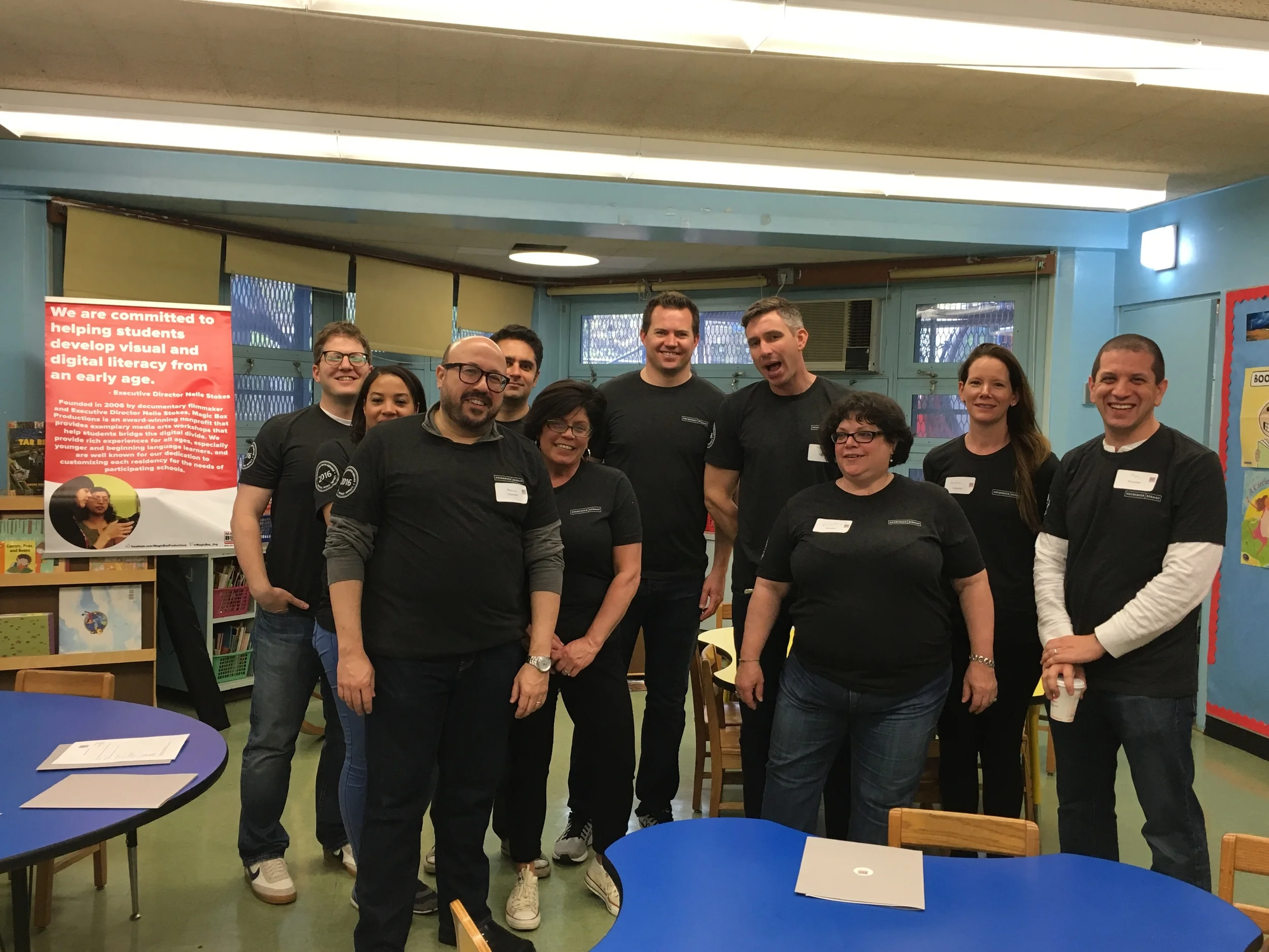 Neuberger Berman's Volunteer Day with Magic Box