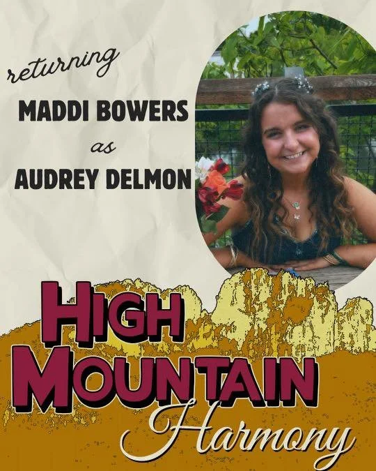 Maddi Bowers is Audrey Delmon