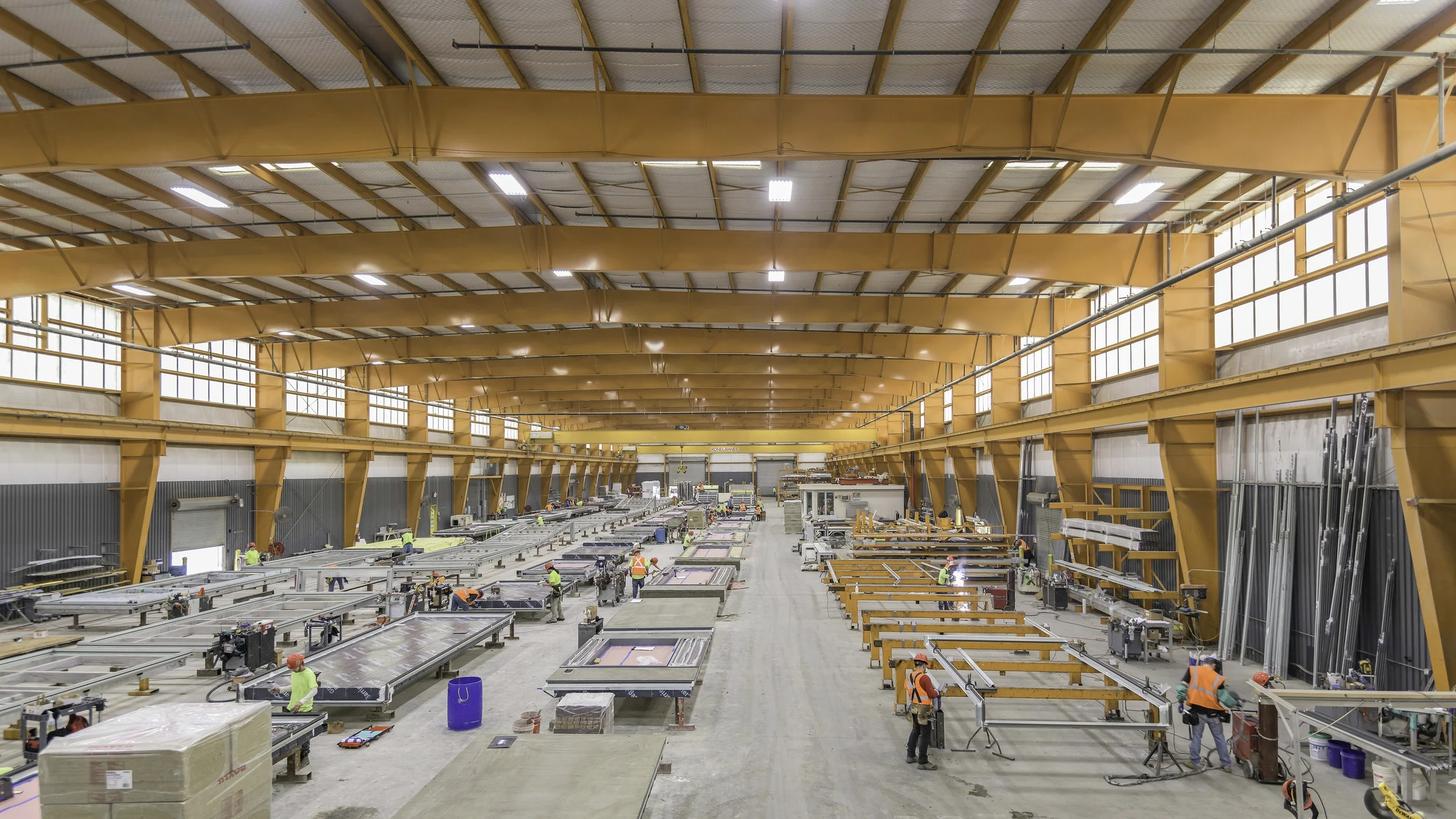 Megapanel fabrication facilities.