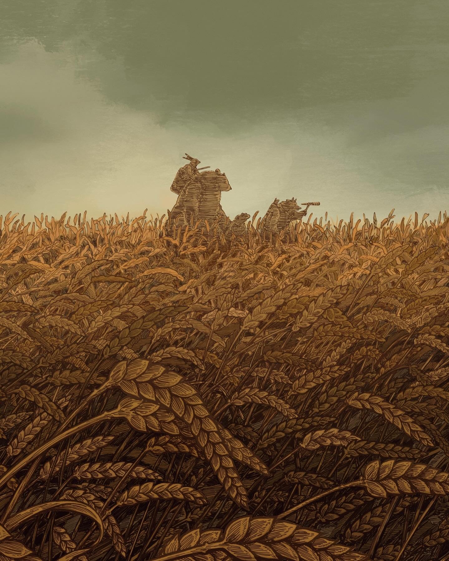 A few days late for Barley Day , but the seasons are changing out here and it&rsquo;s starting to feel like a perfect time to check out Winterset Hollow again by @thisone0verhere . Seasons changing also means more time for ink work like this for me a