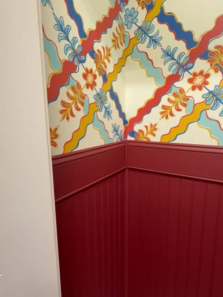 A little slideshow of what I&rsquo;ve been working on this week ! I set out to turn this awkward closet in our entryway into a mudroom style spot for shoes and jackets and stuff. Swipe to check out the before and after. This was a first for a ton of 