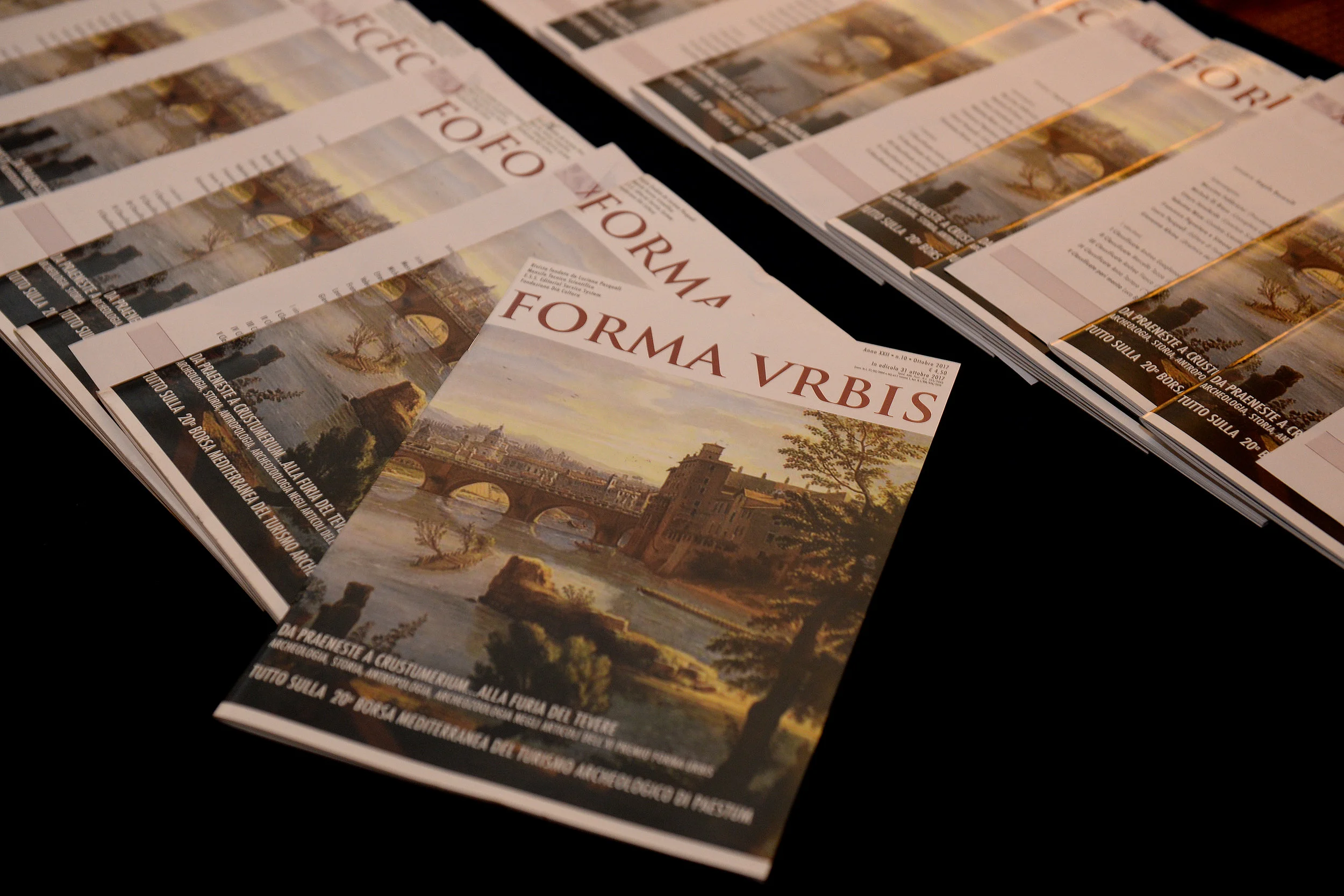  XI Premio Forma Urbis per l'Archeologia. Venerdì 24 novembre 2017, presso il Circolo Canottieri Aniene 