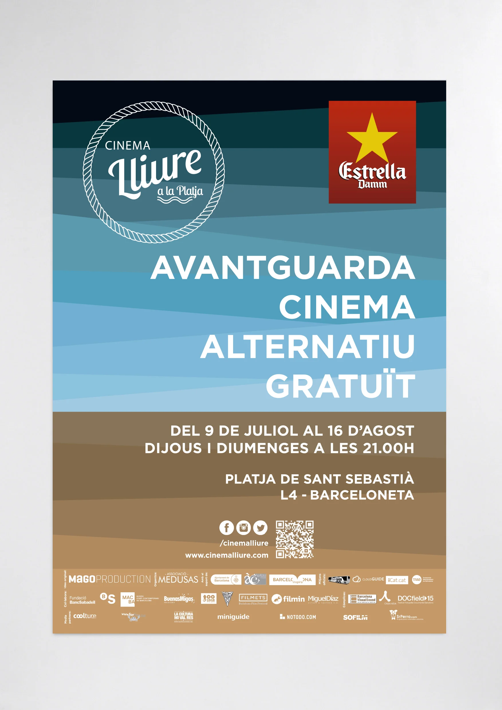  Carteles A3 y B1 para pegada por la ciudad de Barcelona 
