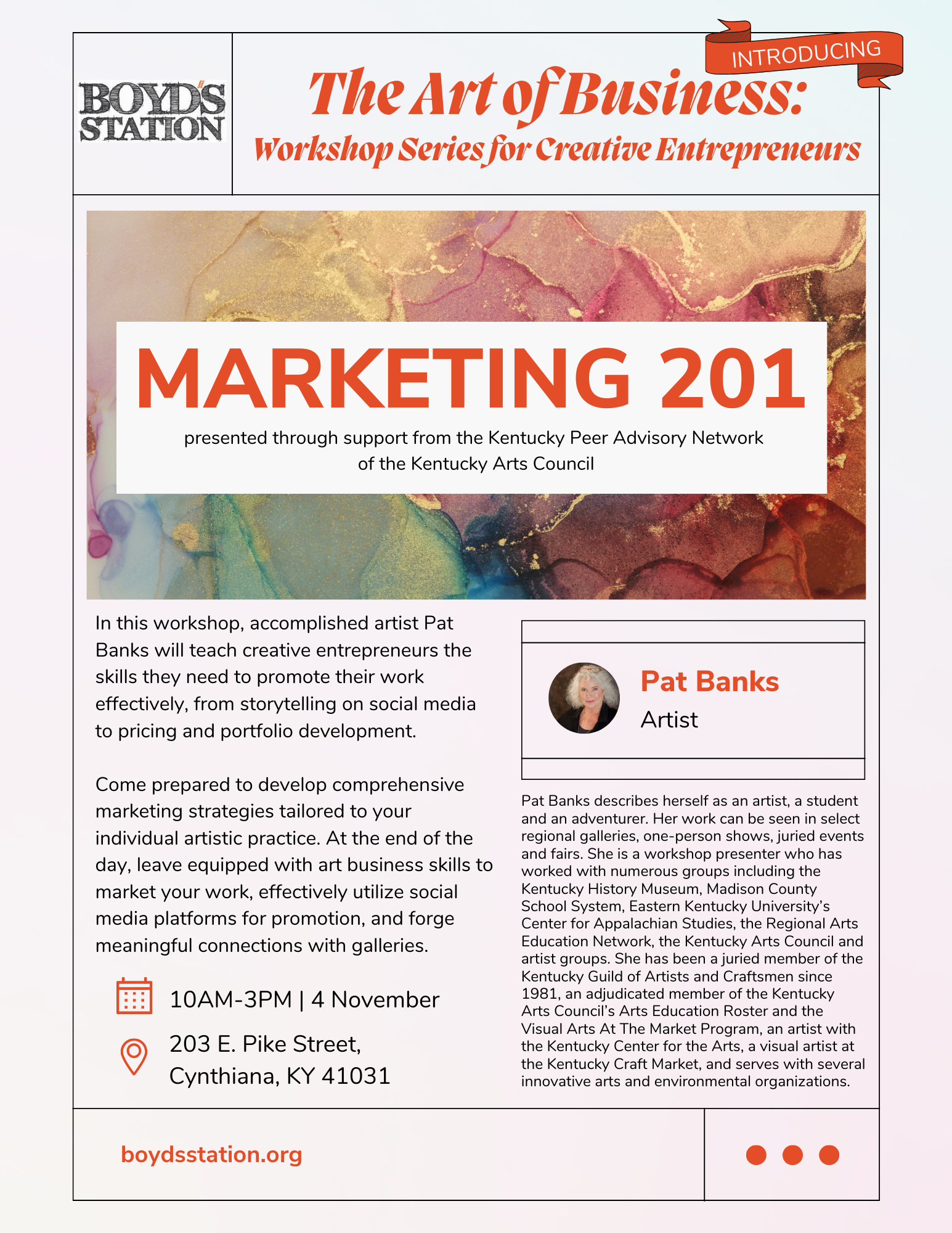 The Art of Business: Workshop for Creative Entrenpreneurs
