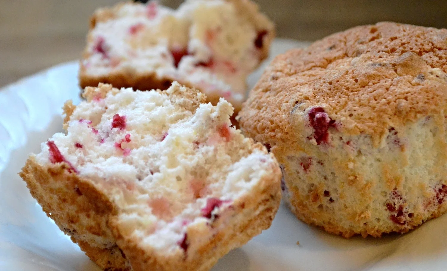 Cranberry Angel Food Cake Muffins — Unwritten Recipes