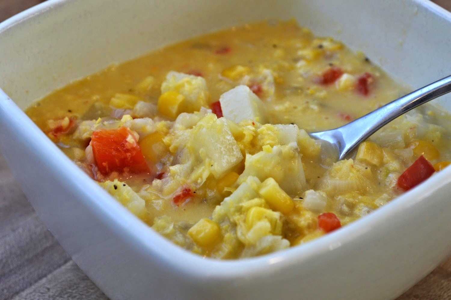 Corn and Red Pepper Chowder