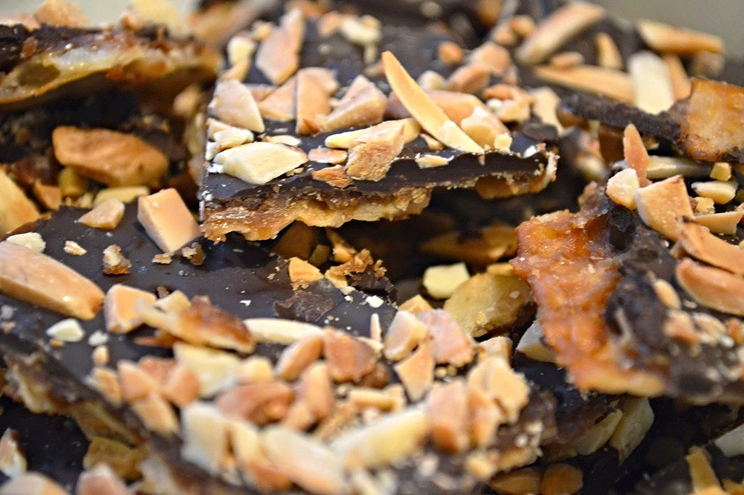 Chocolate Almond Matzo Brittle — Unwritten Recipes