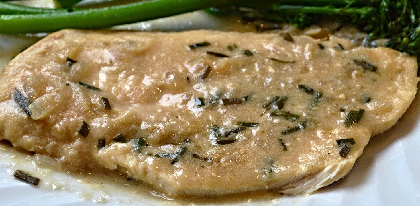 Chicken in Light Creamy Chive Sauce — Unwritten Recipes