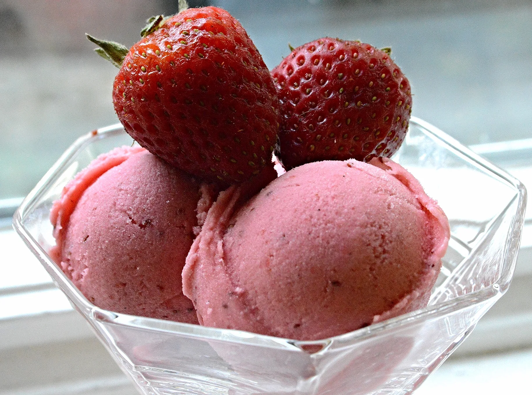 Roasted Strawberry Buttermilk Sherbet Unwritten Recipes