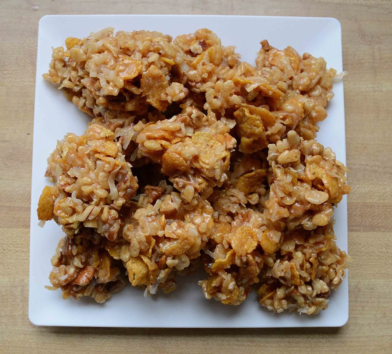 NoBake Coconut Caramel Pecan Chews — Unwritten Recipes