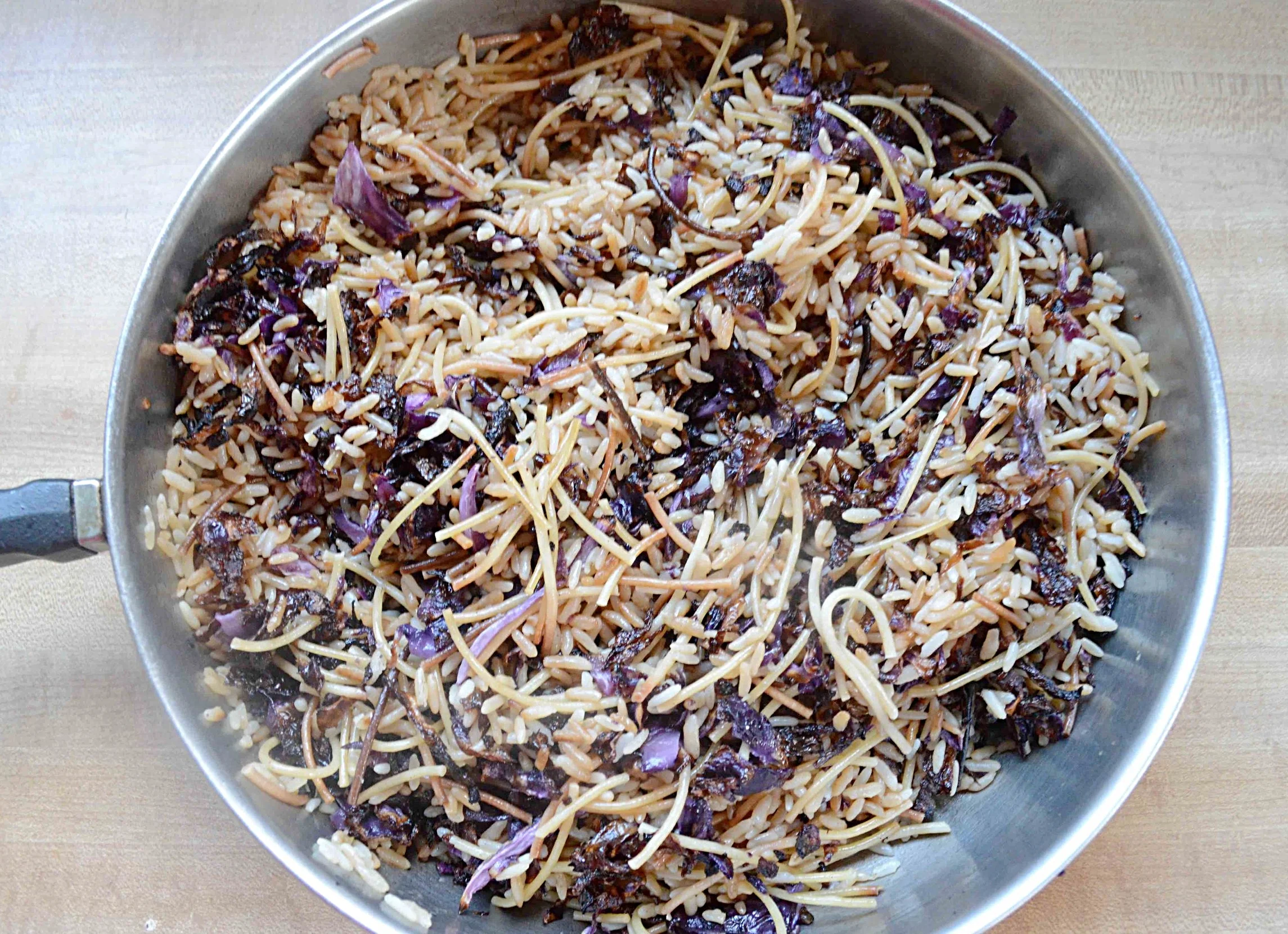 Small Victories' Best Rice Pilaf with Roasted Red Cabbage-Famous ...