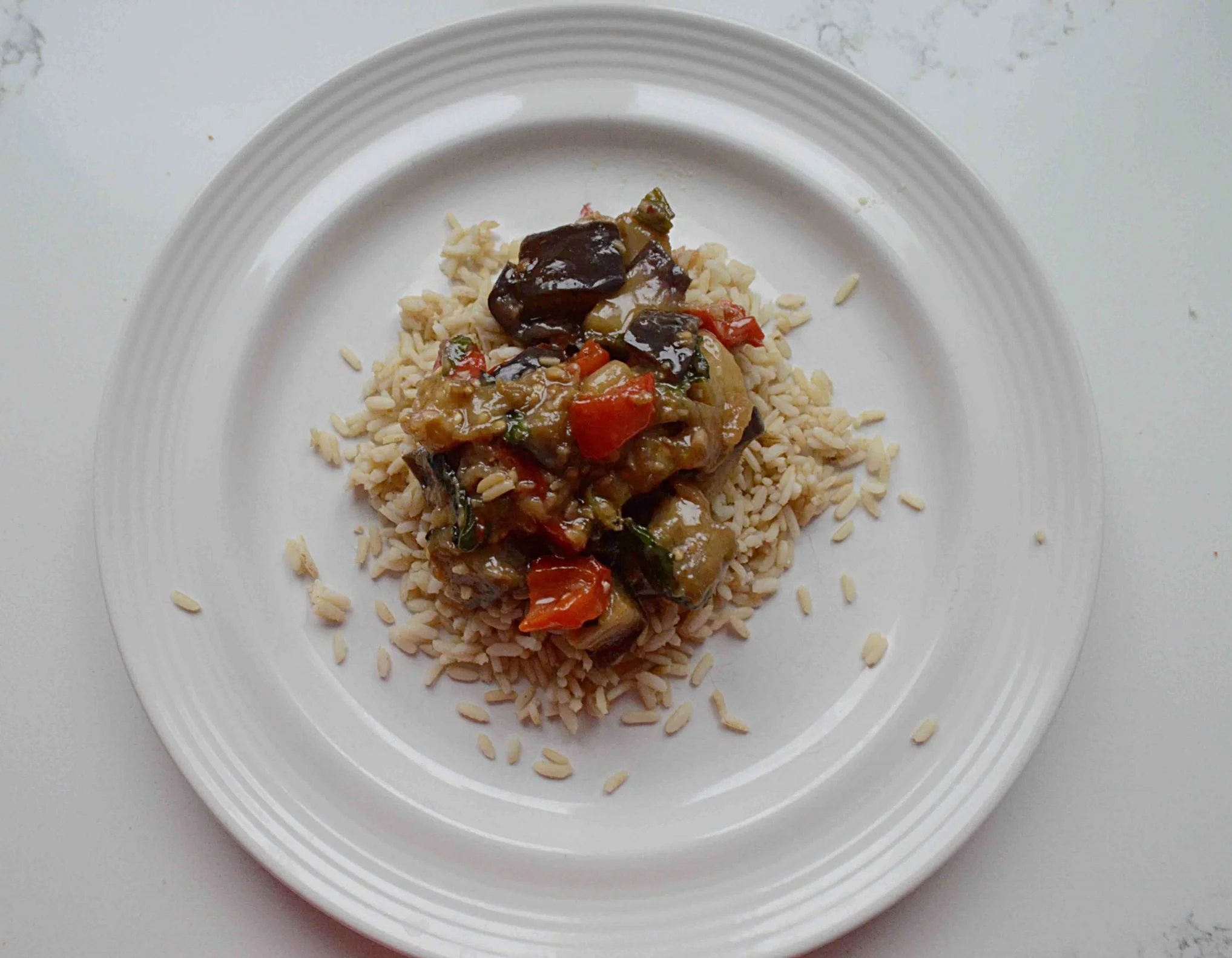 ThaiStyle StirFried Eggplant with GarlicBasil Sauce — Unwritten Recipes