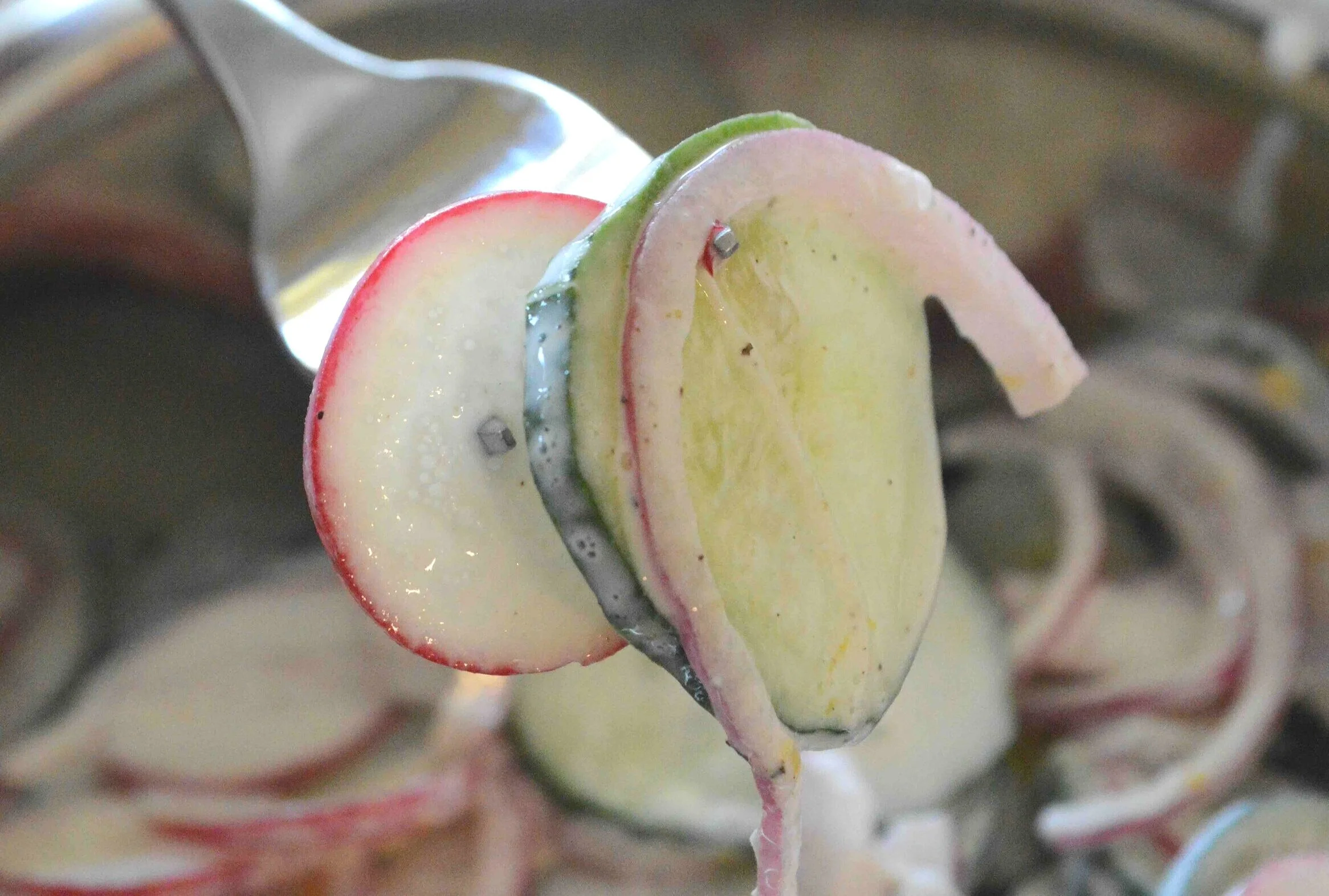 Creamy Cucumber And Radish Salad Unwritten Recipes