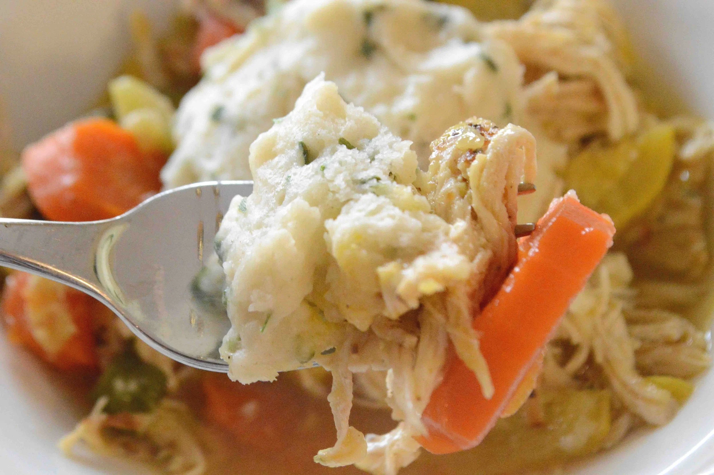 Chicken with Sour Cream and Chive Dumplings — Unwritten Recipes