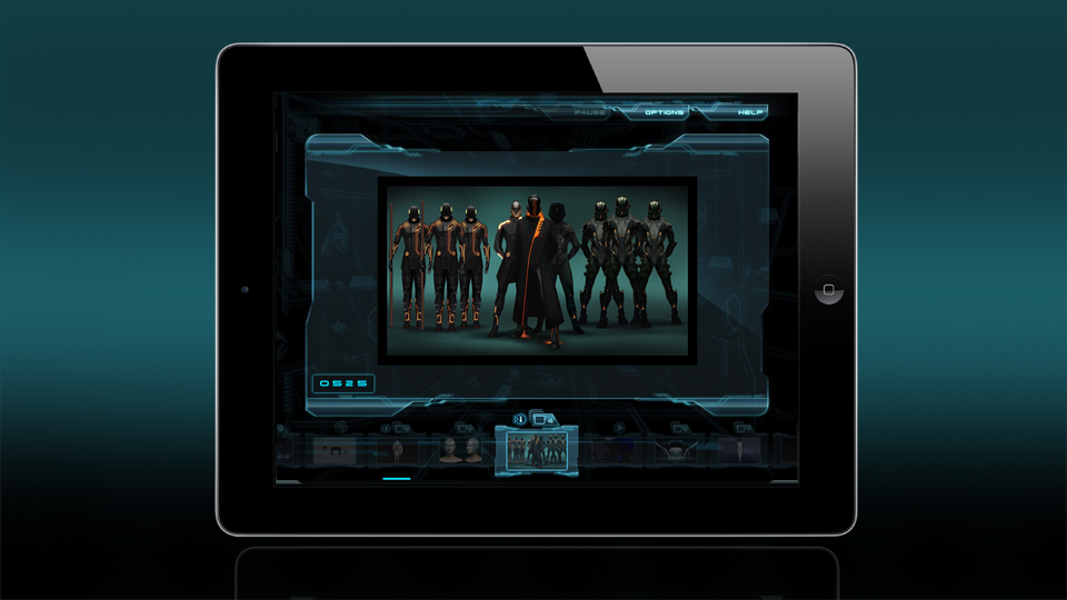 Tron Second Screen iPad App