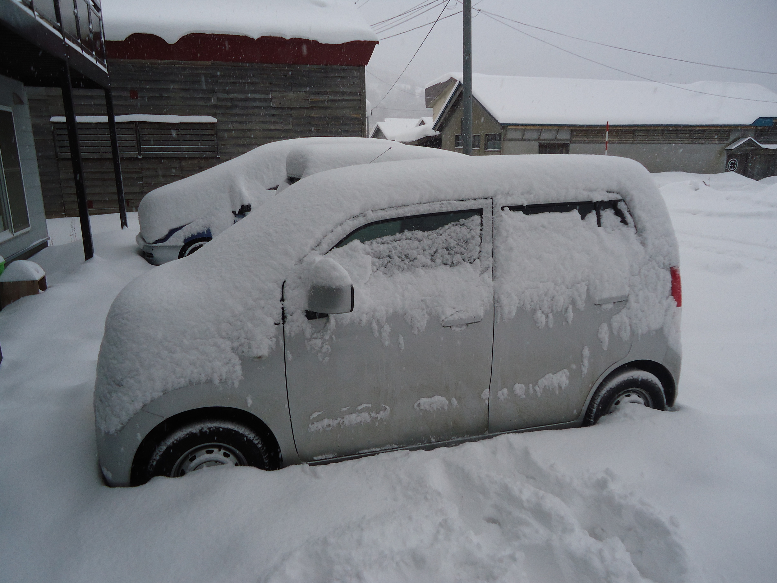 Snow on my car