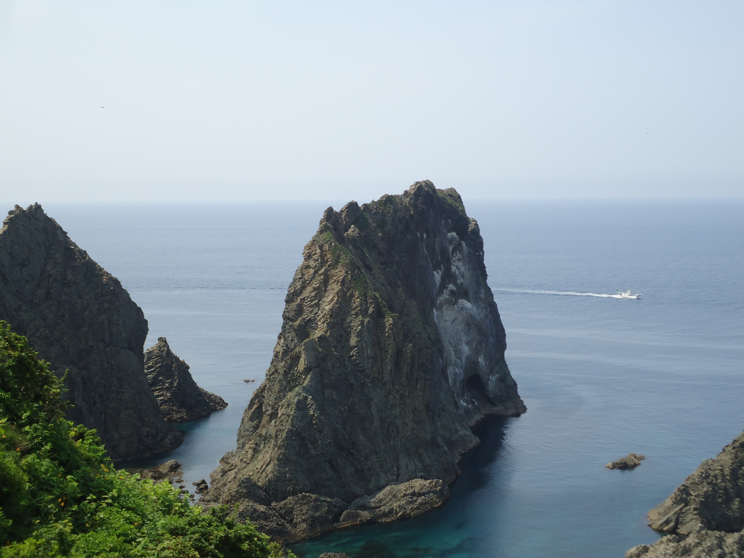 Shimamui Coast rock island