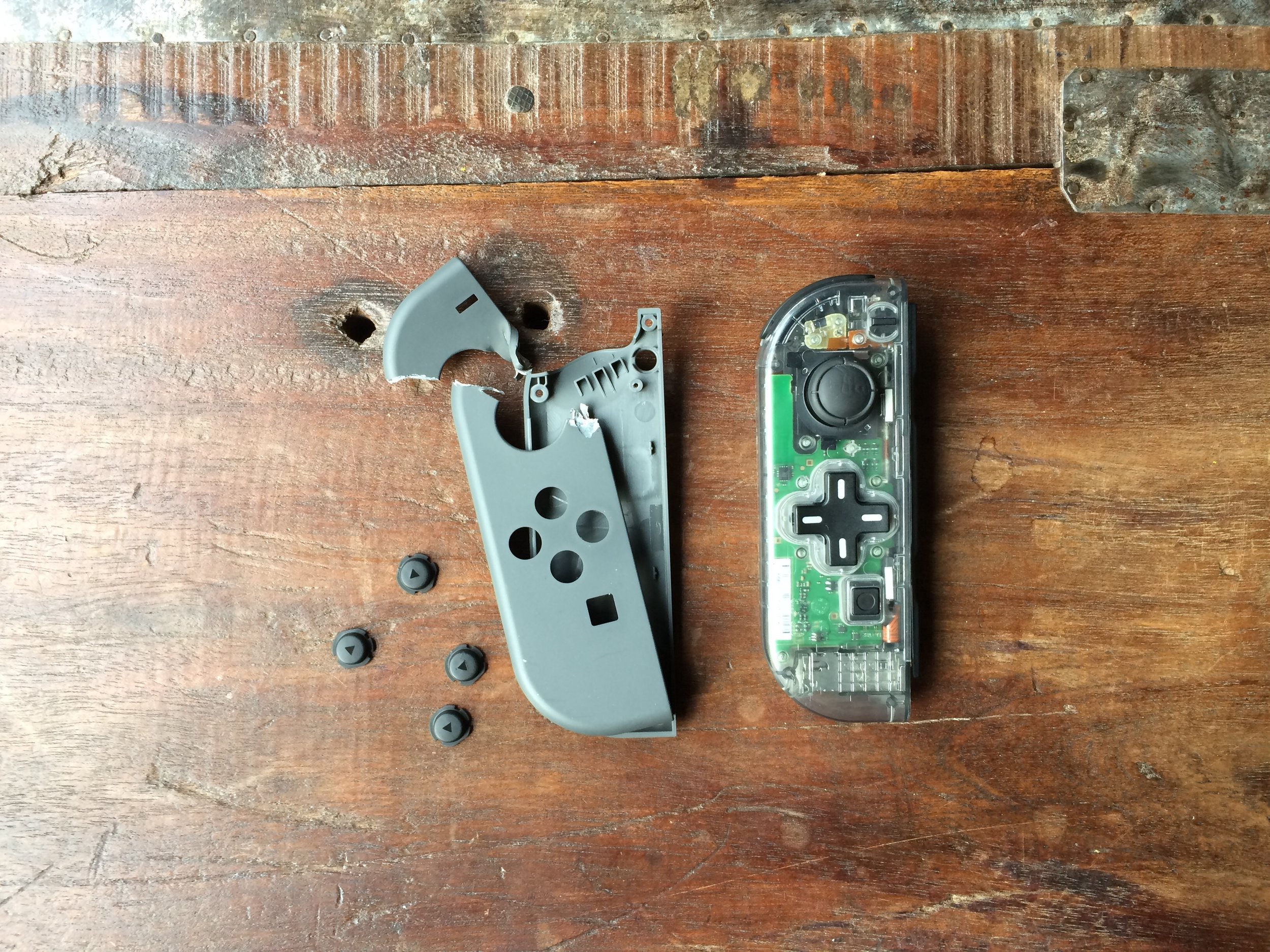 Brute force beats thin plastic, I guess.