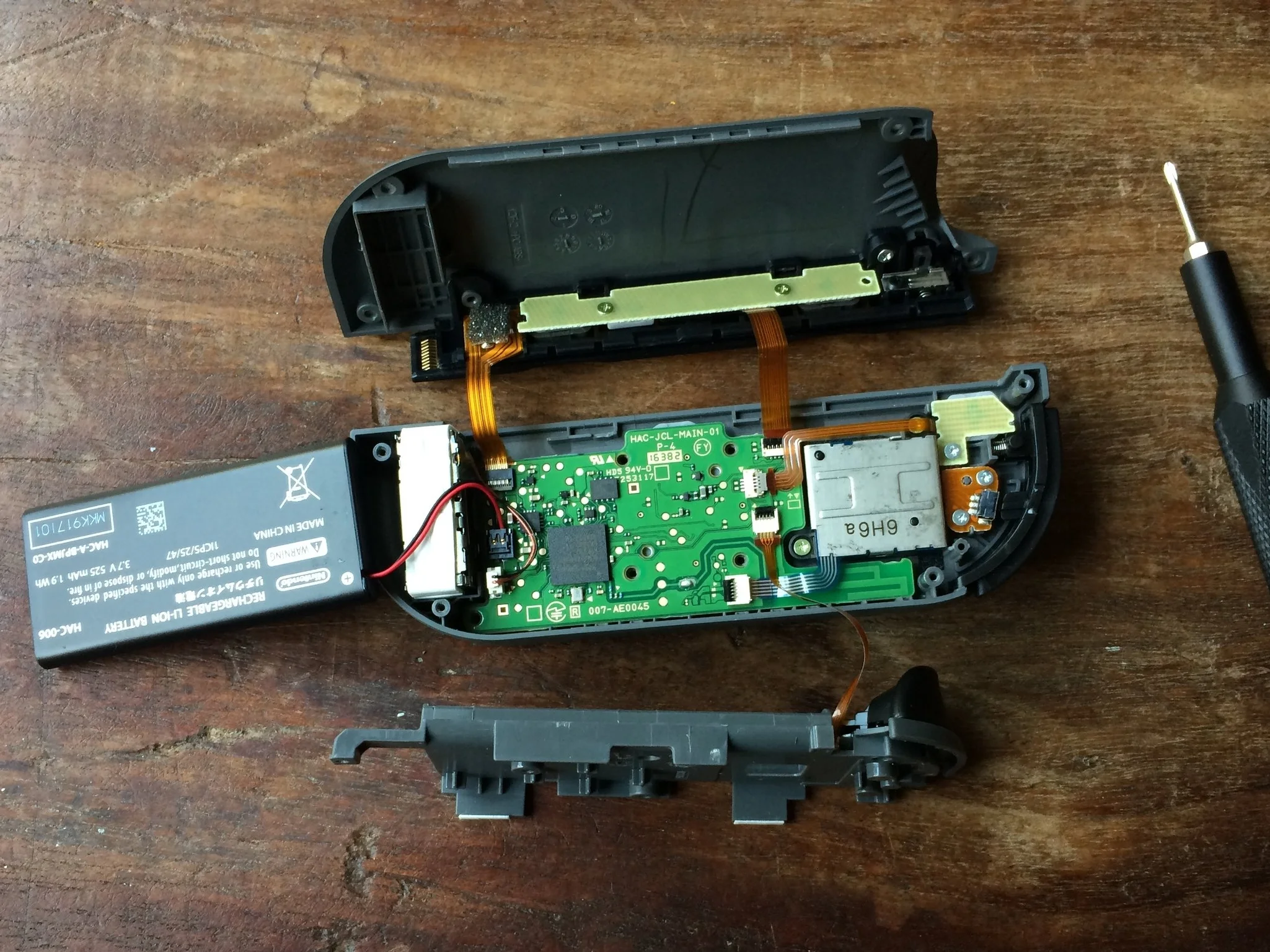 Just reuse the middle piece, picture on the bottom of this photo.