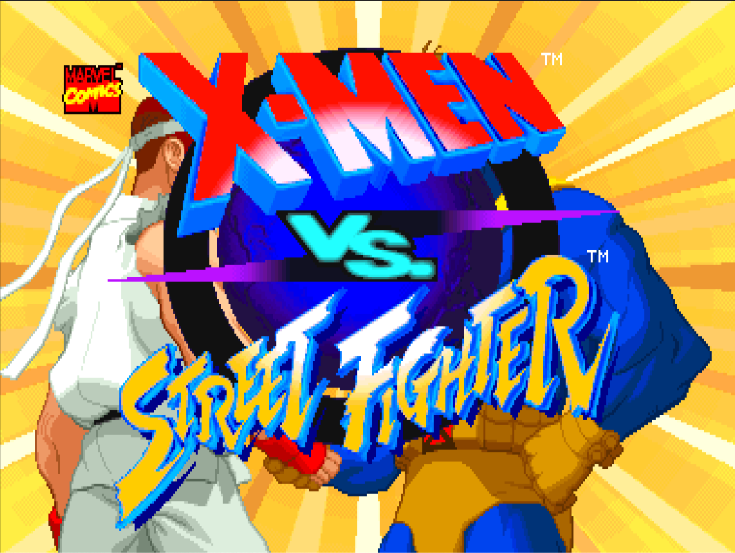 Marvel Super Heroes Vs. Street Fighter -Ryu Playthrough - Part 1 