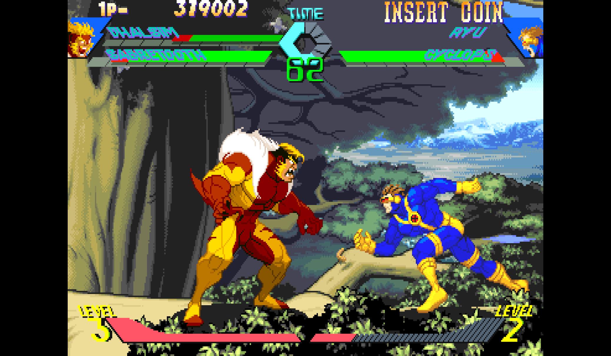 Xmen Vs Street Fighter Sega Saturn Sin Caja Con Ram