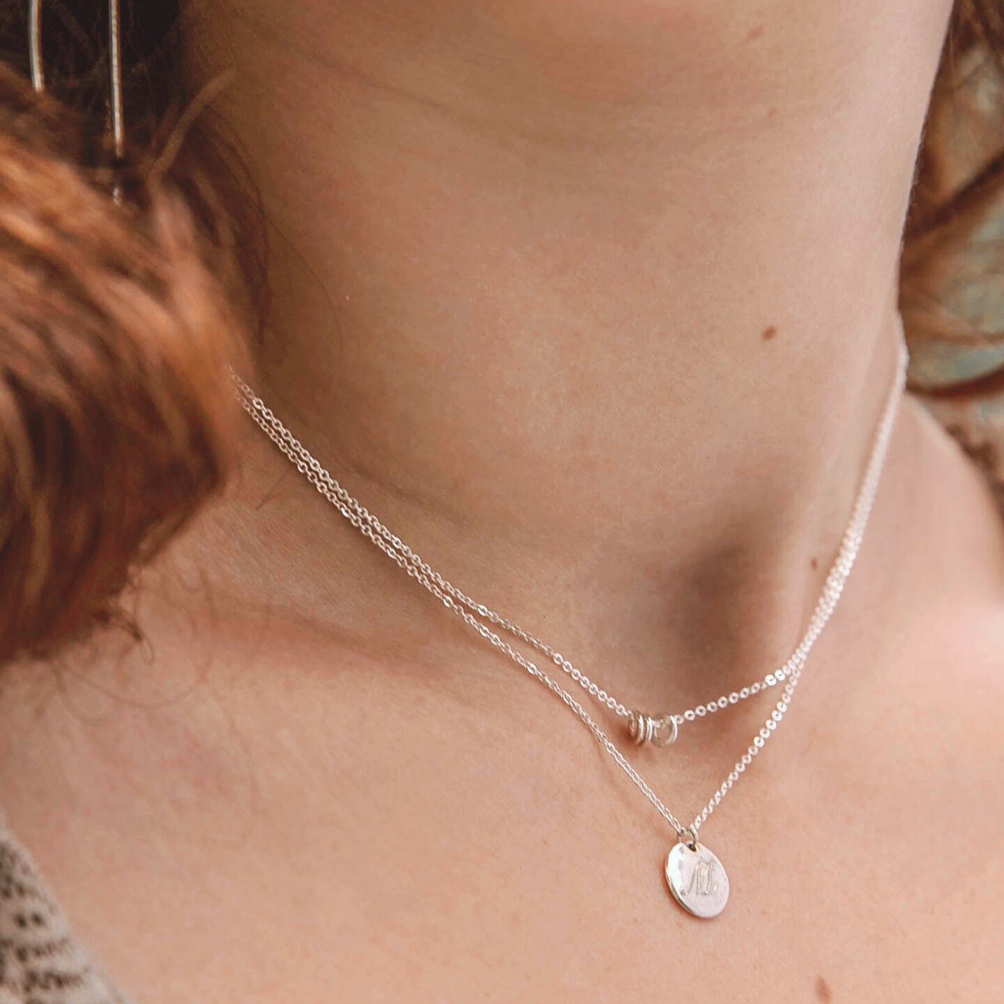 Are you wondering how easy our pieces are to layer together? ⁠
⁠
Here we've paired our Doughnut and Initial necklaces for a look that is delicate and effortless.⁠
⁠
Click the link in our bio to order or come see in the studio ✨