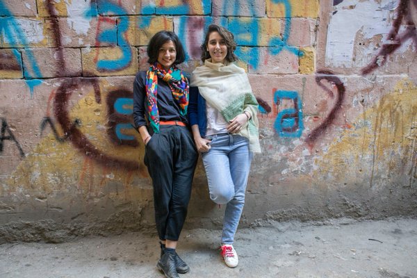  Dina Mousawi (left) & Itab Azzam (right)