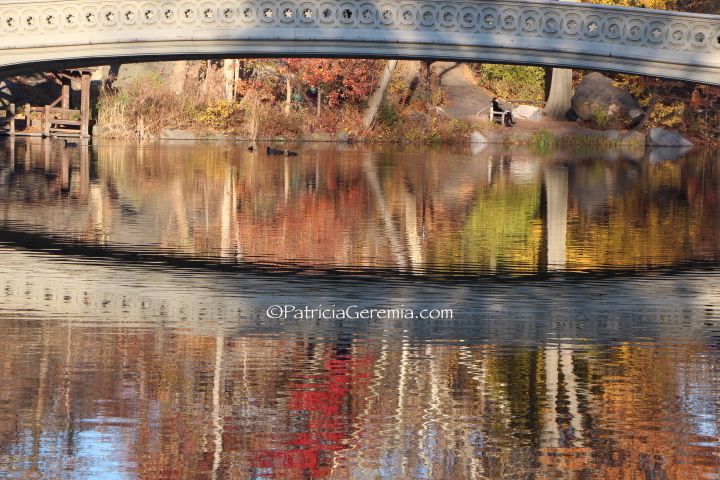 Bow Bridge & Fall Colors, Central Park