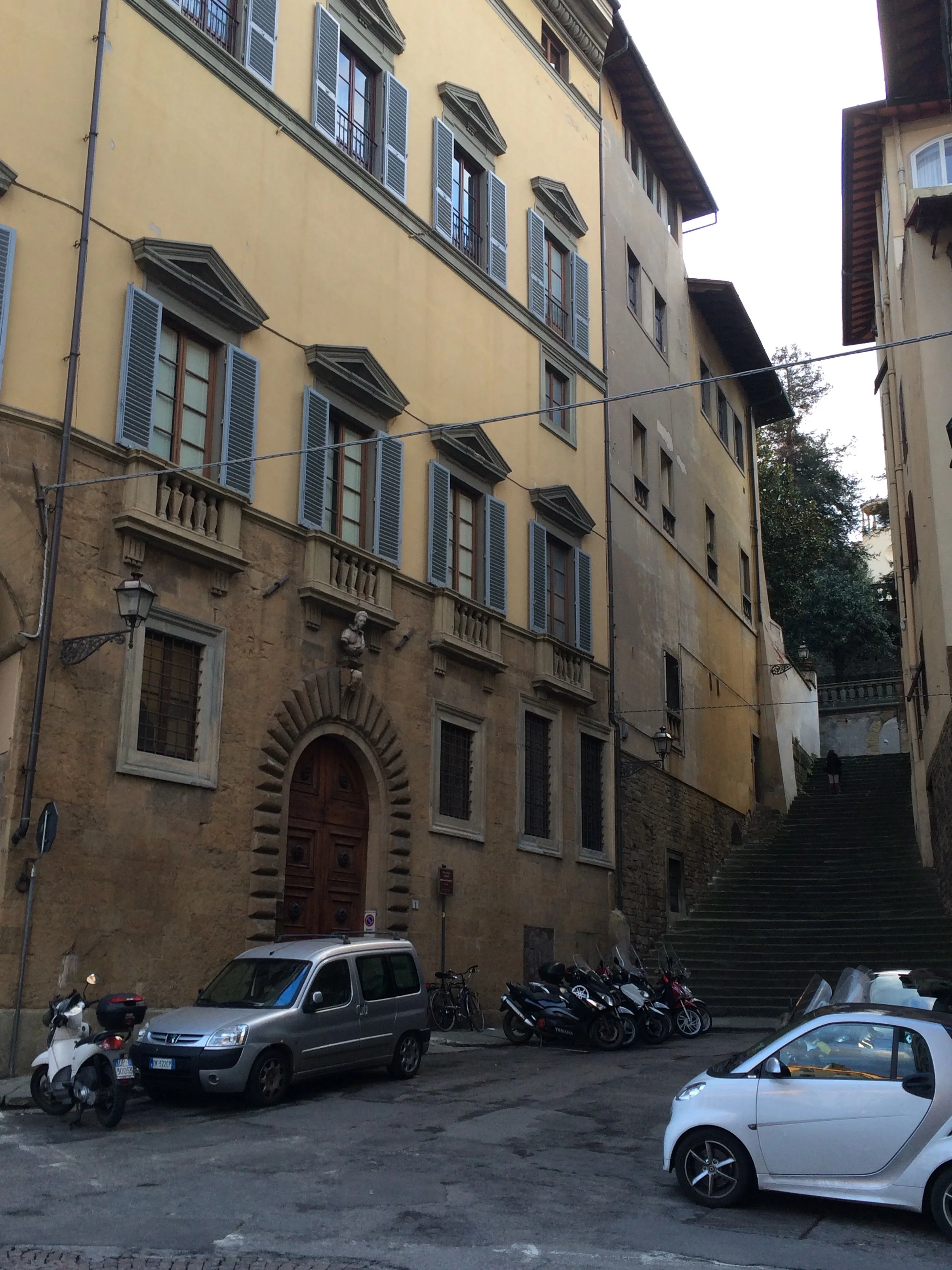 Exiting Palazzo Patrizia