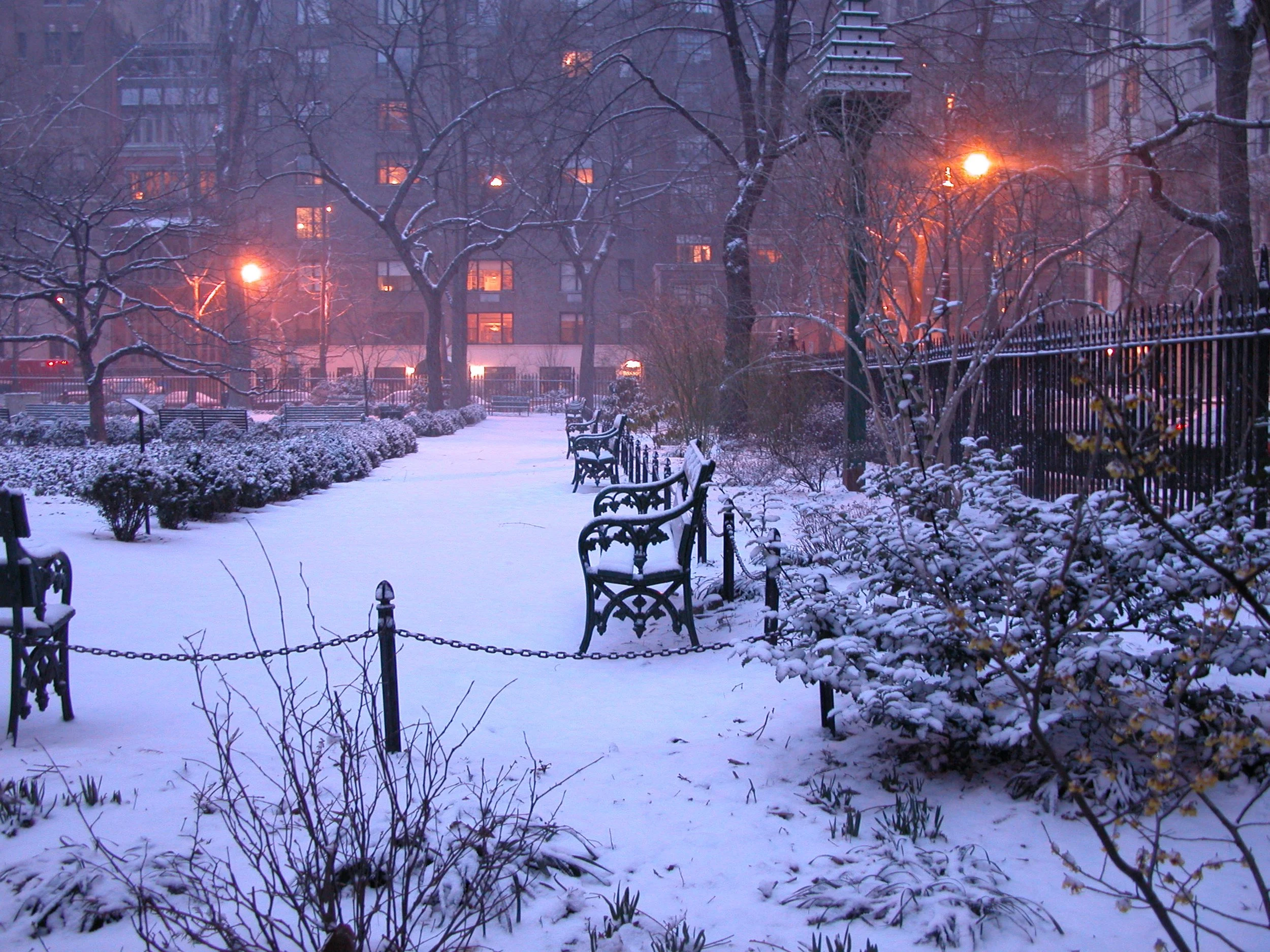 Magic in Gramercy Park: Snow-dusted benches in Gramercy Park, where silence feels like a spell. This was my mother’s favorite of all my photos—and for that reason, it will always hold a place in my heart and my collection. Magic… Magia (in Italian).