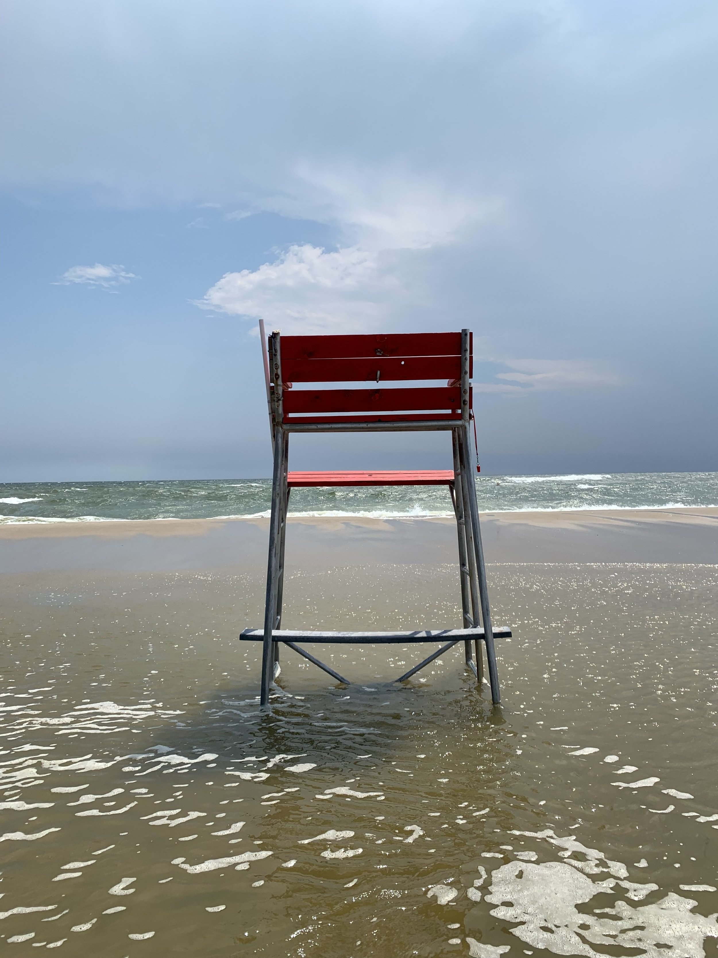 Lifeguard chair, Rockaway Beach, New York City.jpeg