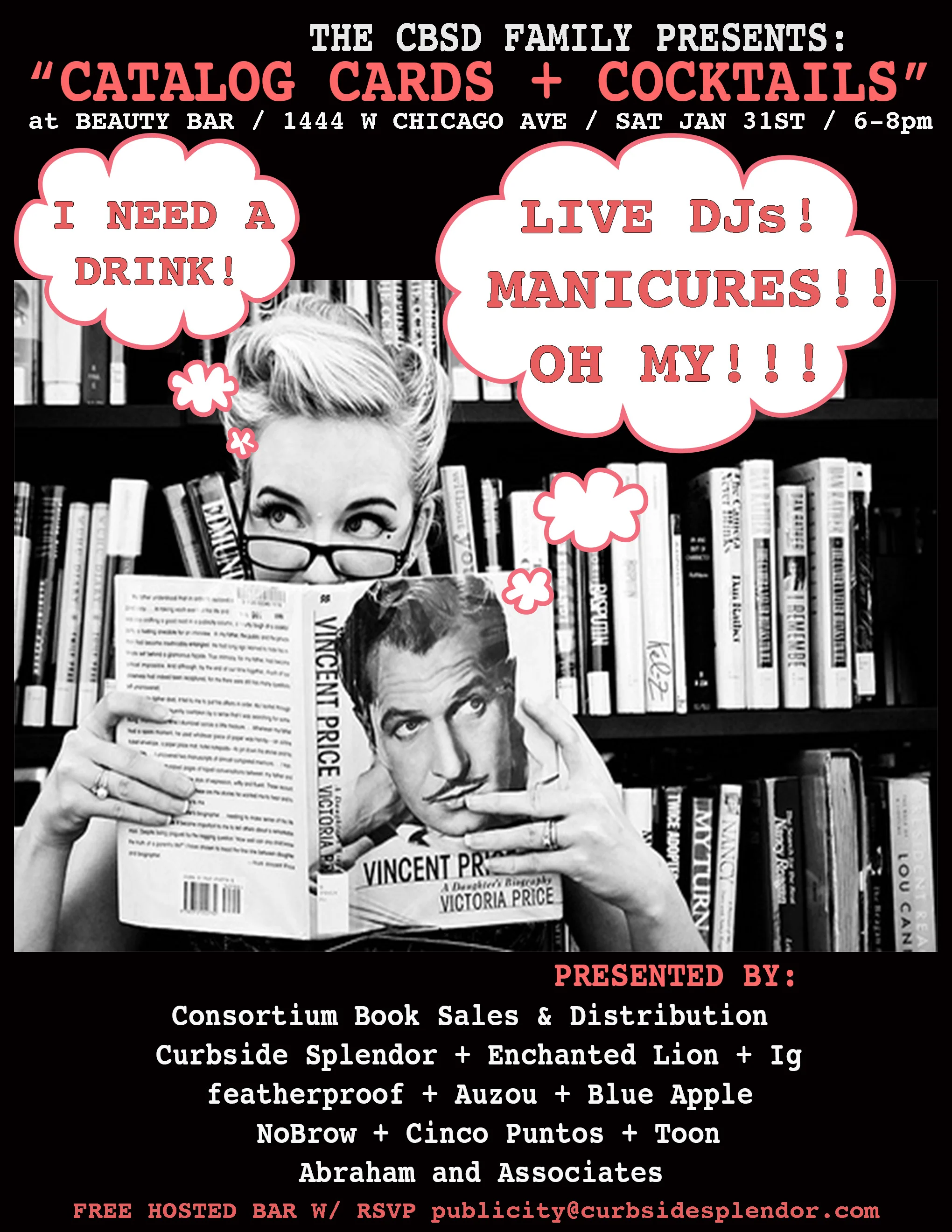 ALA "Catalog Cards + Cocktails" Party - Jan 31st