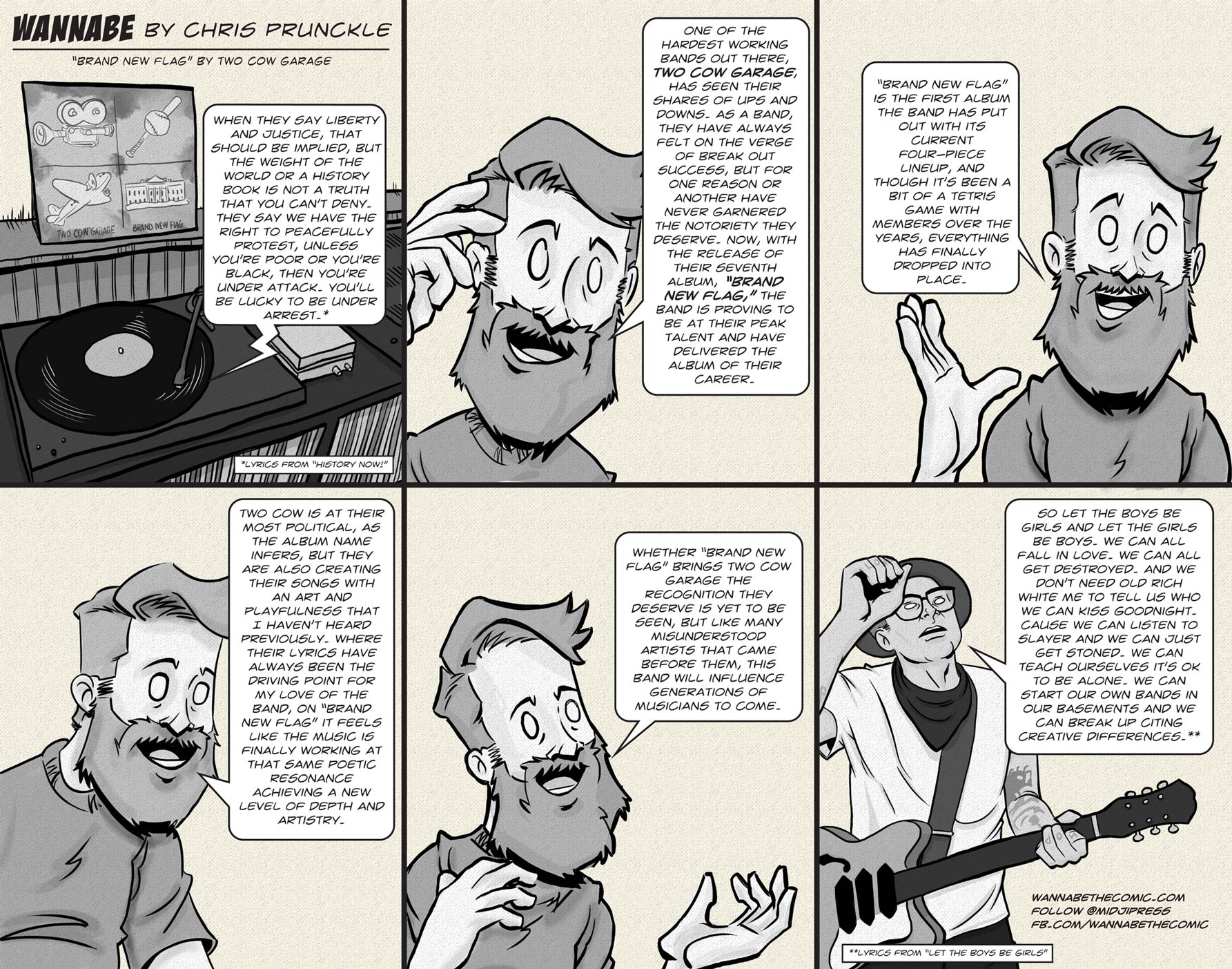 Wannabe is a blog series by Chicago area artist Chris Prunckle documenting his trials and tribulations as a wannabe artist. Check back next week for a new posting. Chris Prunckle is a graphic designer, illustrator and comic book artist banished to the suburbs of Chicago. Though an advertising industry minion by day, he slaves his nights away creating a mad little world. He’s previously worked on the comics Fisted, Bonesetter, and The Scarab. Follow him at @midjipress.