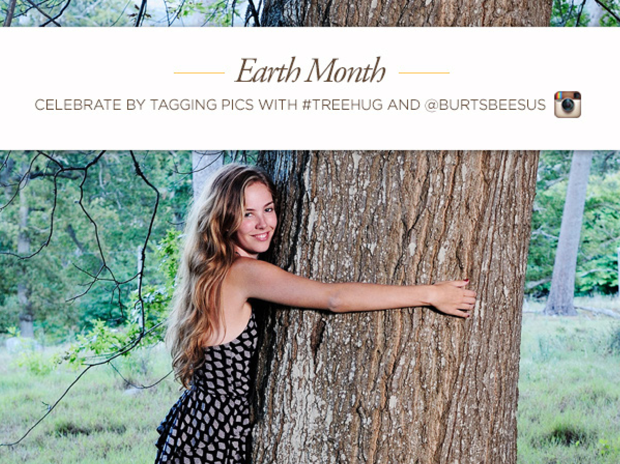  POST COPY: Shake off those winter woes and celebrate #earthmonth by taking yourself outside! You’ll probably be so happy that you’ll want to hug a tree. Don’t fight the urge. Go on with the hugging, take a pic, and tag us. We’ll do our part by plant
