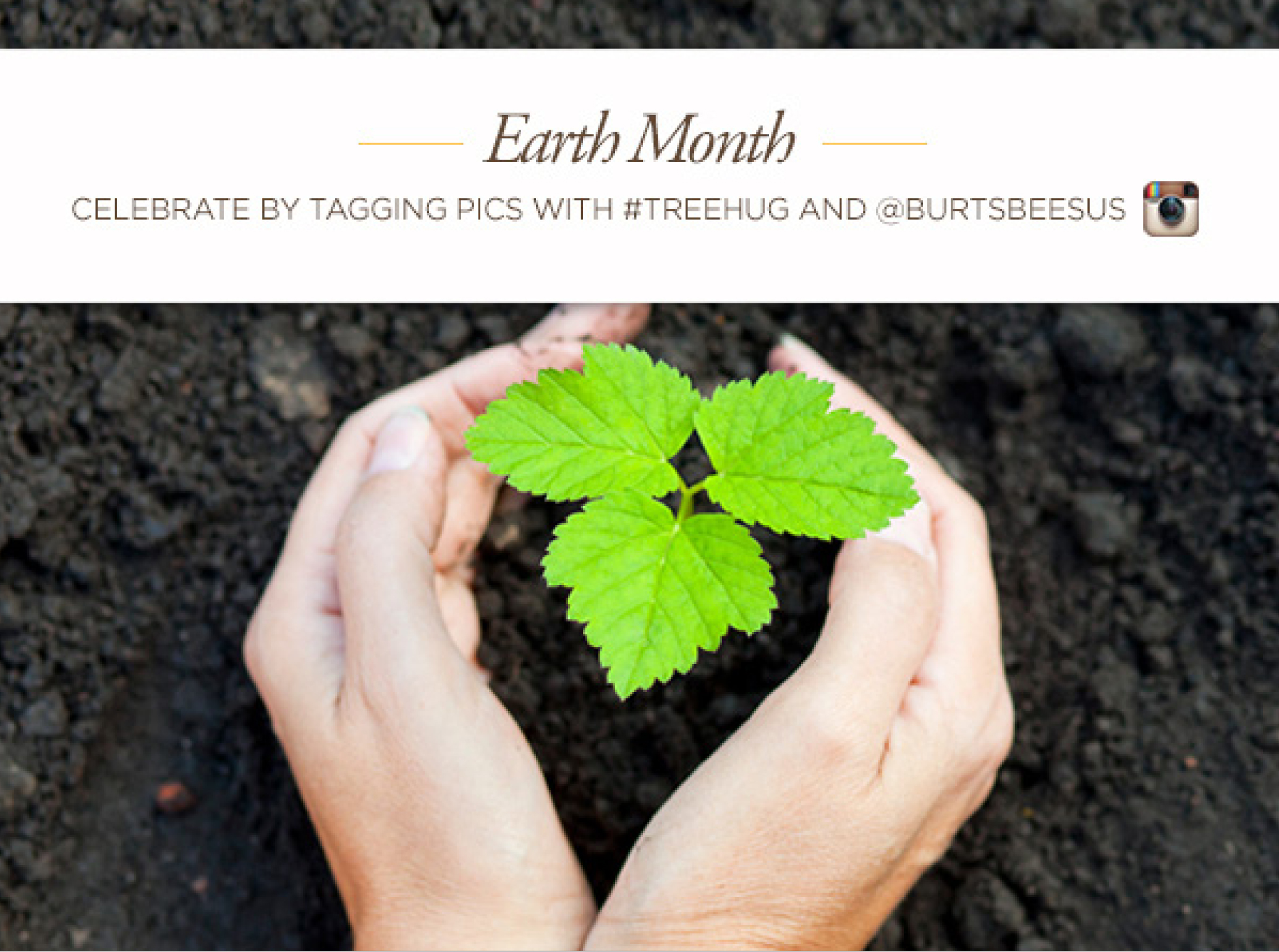 POST COPY: We’re showing nature the love for #earthmonth by planting 1,000 trees. What can you do? Hug a few! Then, tag us in all of your treehugging pics, and leave the digging and planting up to us! #treehug