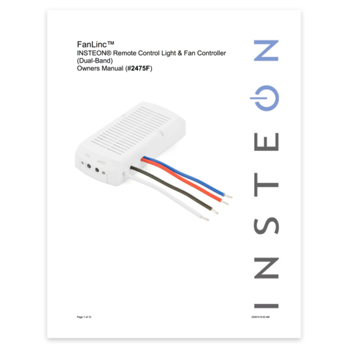 Ceiling Fan Controller Insteon Ceiling Fan Controller Insteon, Insteon Ceiling Fan And Light Control Module