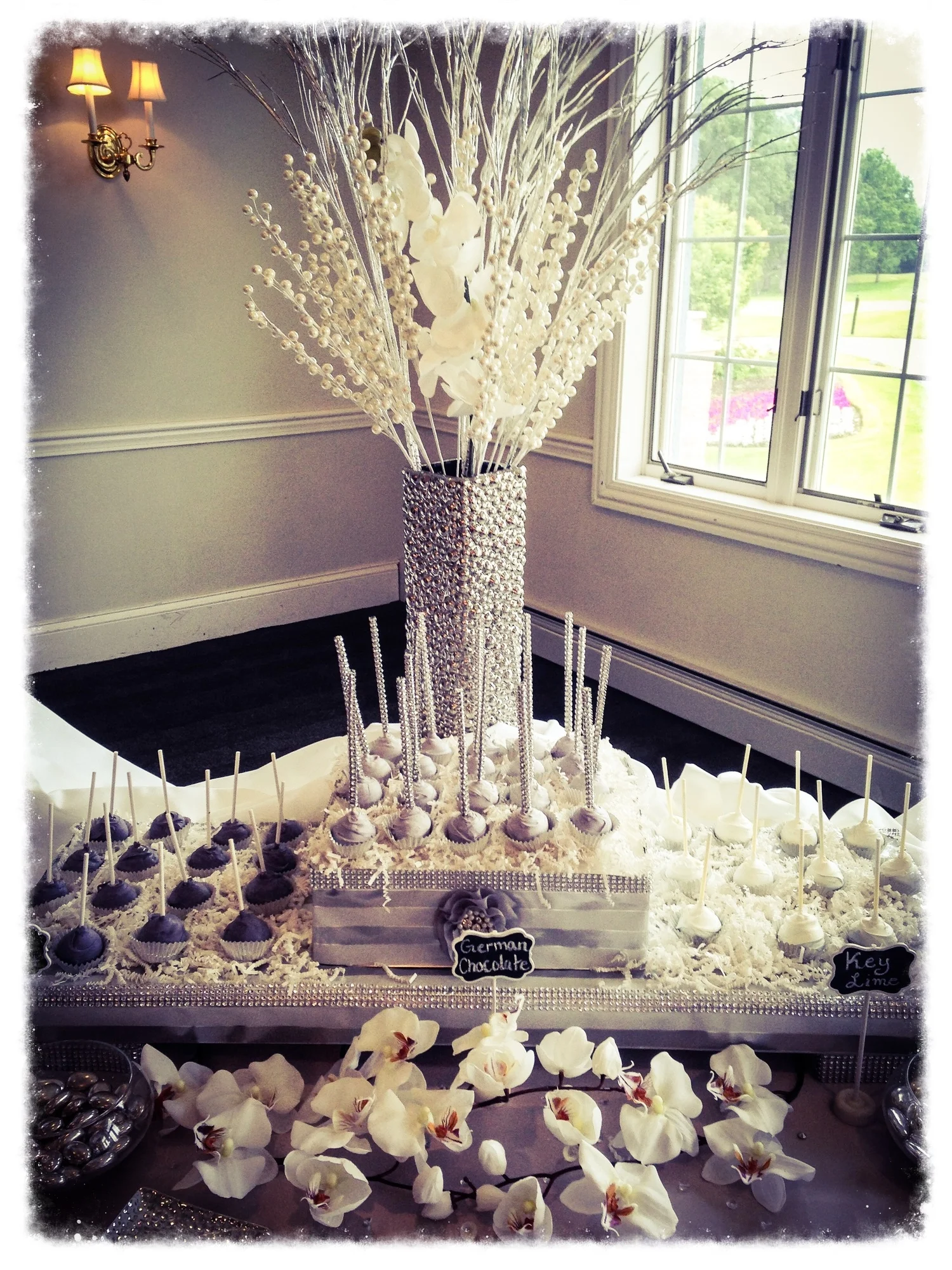 Cake pops for a Bridal Shower